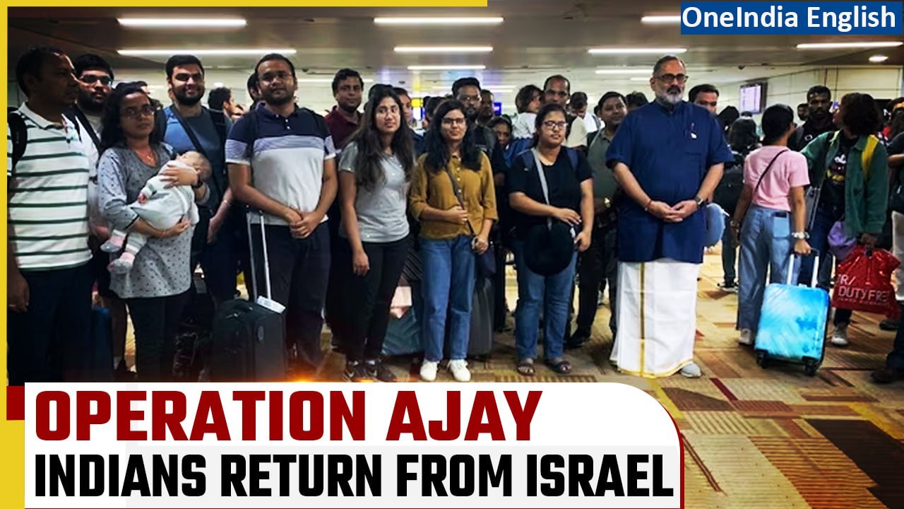 Operation Ajay | Bringing Indians Back Home Safely from War-hit Israel | Oneindia News