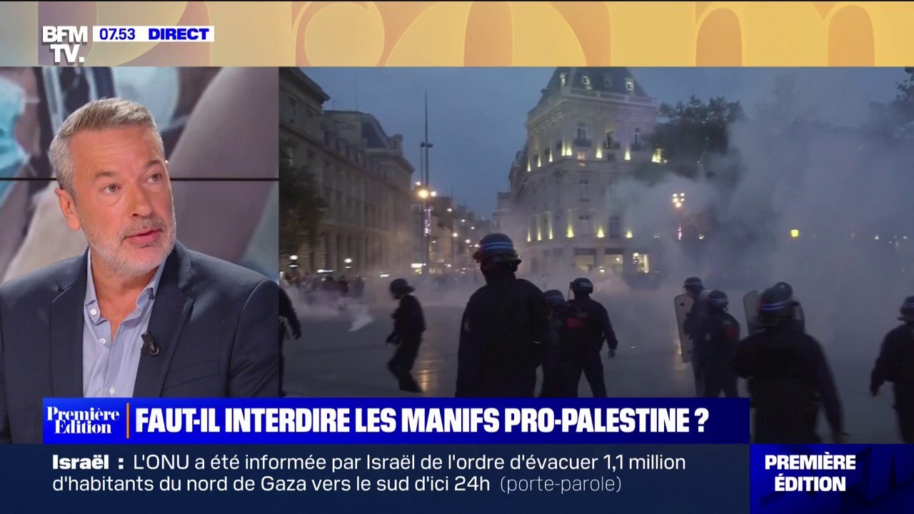 ÉDITO - Manifestation pro-Palestine: "Oui, on peut invoquer la démocratie mais à condition qu'on en respecte les lois et les principes"