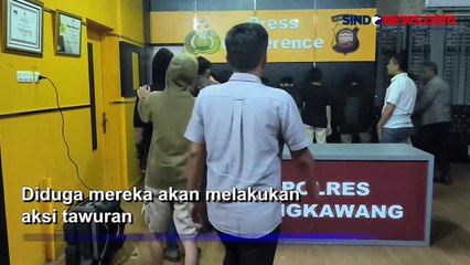 Belasan Remaja Diamankan Polisi saat Sembunyi di Pemakaman