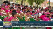 Bolivianos conmemoraron Día de la lucha contra el colonialismo el patriarcado