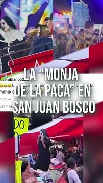 La Monja de la paca se viraliza en redes sociales, se trata de una monja que baila sobre una mesa llena de ropa en el tianguis de San Juan Bosco, en Guadalajara #TuNotiReel