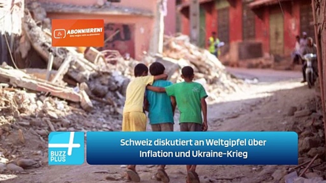 Schweiz diskutiert an Weltgipfel über Inflation und Ukraine-Krieg