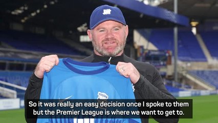 Download Video: Wayne Rooney happy to make return to English football with second-tier Birmingham