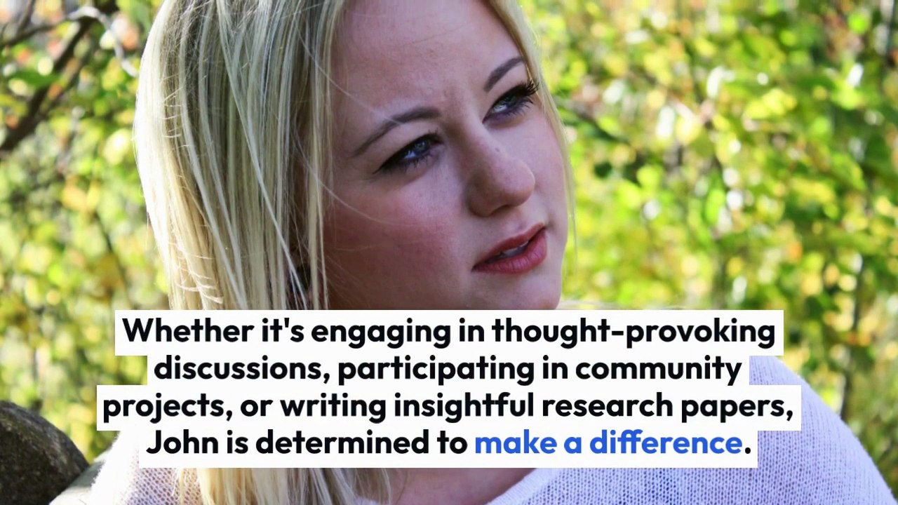 Embarking on a Journey of Enlightenment Meet John Stacey Soans, a Dedicated Political Science Student