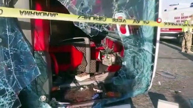 1 kişinin öldüğü, 14 kişinin yaralandığı otobüs kazasının görüntüleri ortaya çıktı