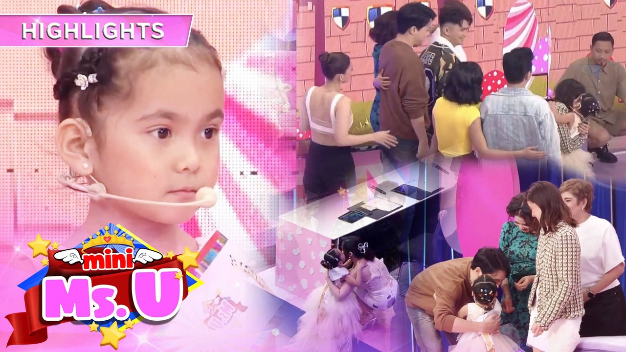 Mini Miss U Ziannah requests to hug the Showtime family | It's Showtime Mini Miss U