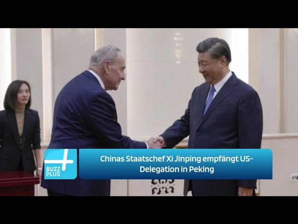 Chinas Staatschef Xi Jinping empfängt US-Delegation in Peking