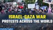 Watch | Protests erupt in several parts of the world over the Israel-Palestine war | Oneindia News