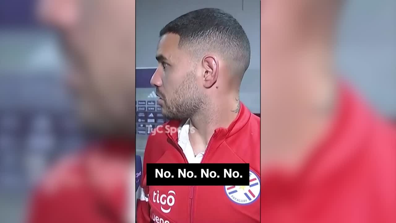 Sanabria denies spitting at Messi