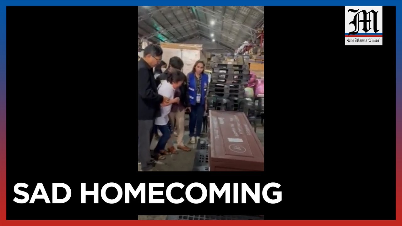 Remains of slain Filipino worker from Saudi Arabia arrives in PH