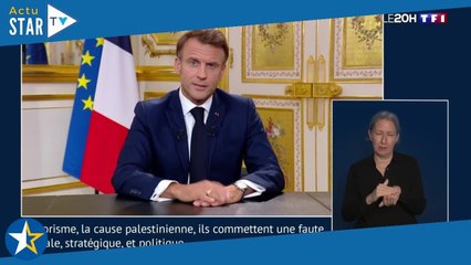 Attaque en Israël  Emmanuel Macron à deux doigts d’un terrible lapsus lors de son allocution