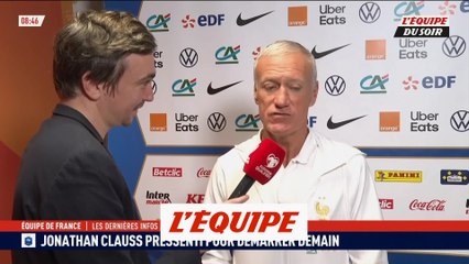 Clauss, Coman et Kolo Muani d'entrée contre les Pays-Bas  - Foot - Quali. Euro