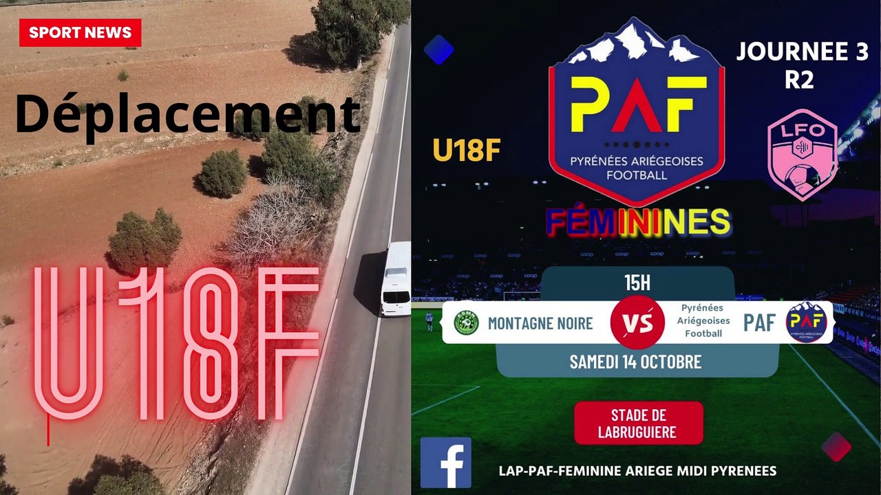 Féminines du PAF : Samedi 14 Octobre