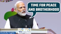 PM Modi at 9th P20 summit; advocates for ‘One Earth, One Family, One Future’ | Oneindia News