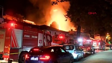 Balat'ta oyuncak müzesinde yangın