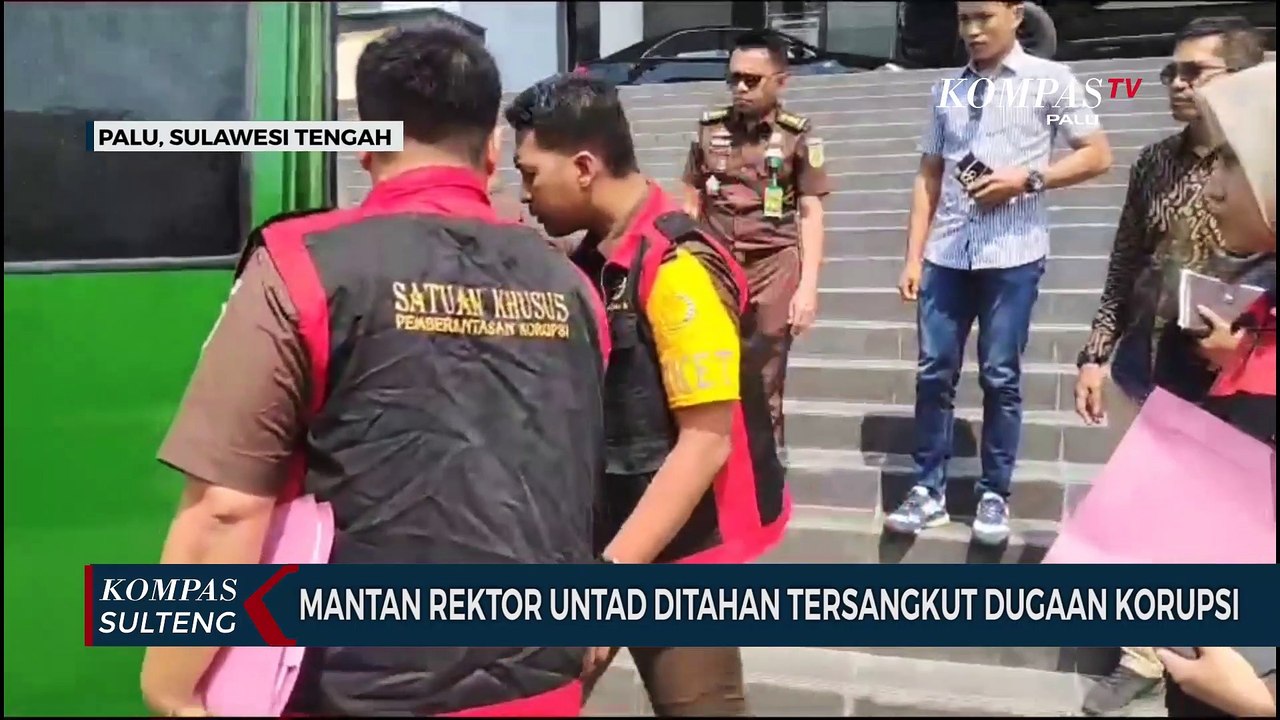 Mantan Rektor Untad Ditahan Tersangkut Dugaan Korupsi