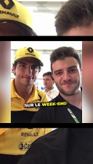 « Et je me retrouve entre Sebastian Vettel et Esteban Ocon dans la parade. »