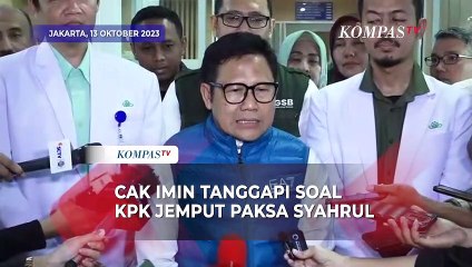 Tanggapan Cak Imin soal KPK Jemput Paksa Eks Mentan Syahrul Yasin Limpo