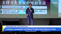 Leading Presidential Candidate Pushes Cultural Vision for Taiwan