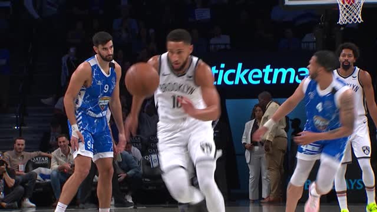 Simmons shines again as Nets beat Israeli side Maccabi Raanana