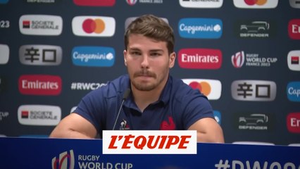 Download Video: Dupont jouera avec un casque contre l'Afrique du Sud - Rugby - CM 2023 - Bleus