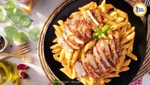 Roasted Pepper Creamy Sauce Pasta Recipe by food Fusion