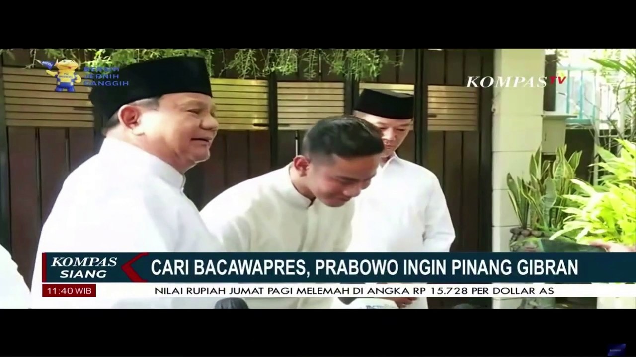 Ini Alasan Prabowo Terang-terangan Ingin Pinang Gibran Jadi Pendampingnya di Pilpres 2024