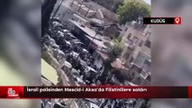 İsrail polisinden Mescid-i Aksa'da Filistinlilere saldırı