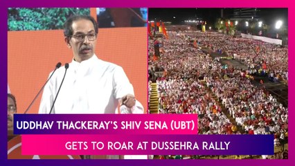 Shiv Sena’s Dussehra Rally 2023: Uddhav Thackeray’s Party Gets To Roar At Shivaji Park This Year