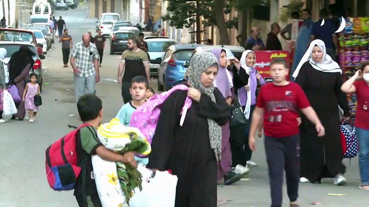 Bewohner fliehen aus Gaza nach Aufforderung des israelischen Militärs