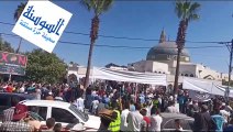 مسيرة حاشدة في إربد دعما للشعب الفلسطيني