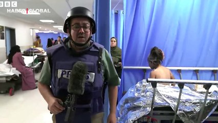 Gazze’deki hastanede yayın yapan muhabir gözyaşlarına boğuldu! "Hayatımda böyle şey görmedim"