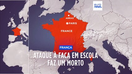 Homem detido após matar professor e ferir com gravidades duas pessoas em França
