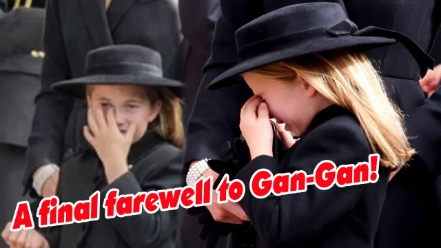 Princess Charlotte bursts into tears after saying her final goodbyes to 'Gan -Gan'