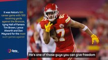 Kelce can do anything except pitch the ball! - Mahomes