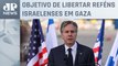 Antony Blinken tenta fazer países árabes pressionarem Hamas