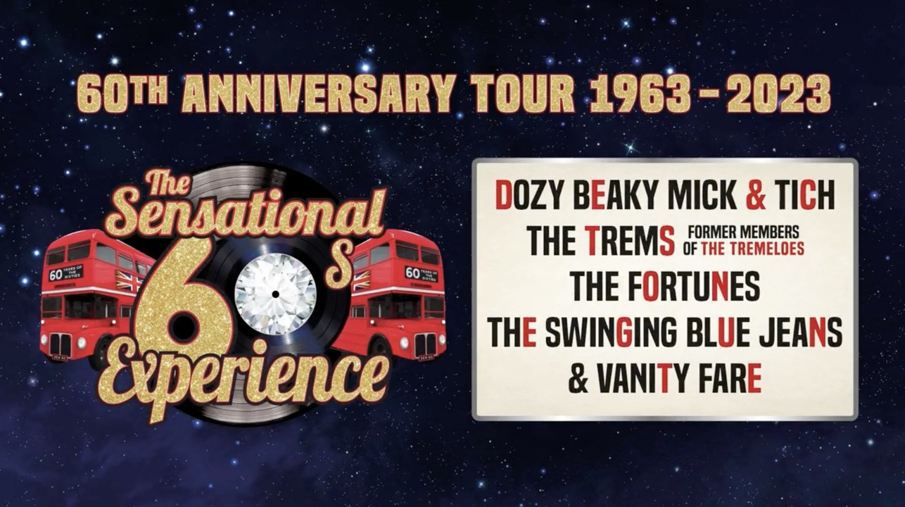Sensational 60s Experience: Sixties music legends to sparkle on diamond anniversary tour