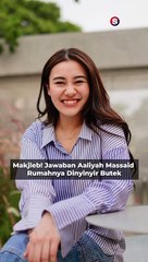 Makjleb! Jawaban Aaliyah Massaid Rumahnya Dinyinyir Butek #shorts