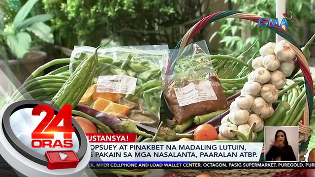 Insta-chopsuey at pinakbet na madaling lutuin, pwedeng pakain sa mga nasalanta, paaralan atbp. | 24 Oras