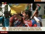 Caracas | Venezolanos marchan en respaldo al pueblo palestino por la paz y el diálogo