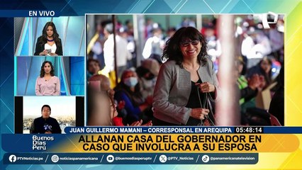 Allanan casa de gobernador de Arequipa por presuntos favores políticos