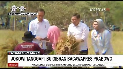 Begini Tanggapan Jokowi saat Ditanya Isu Gibran Jadi Bakal Cawapres Prabowo
