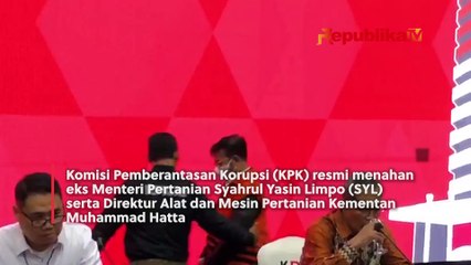 Video KPK Resmi Tahan Syahrul Yasin Limpo
