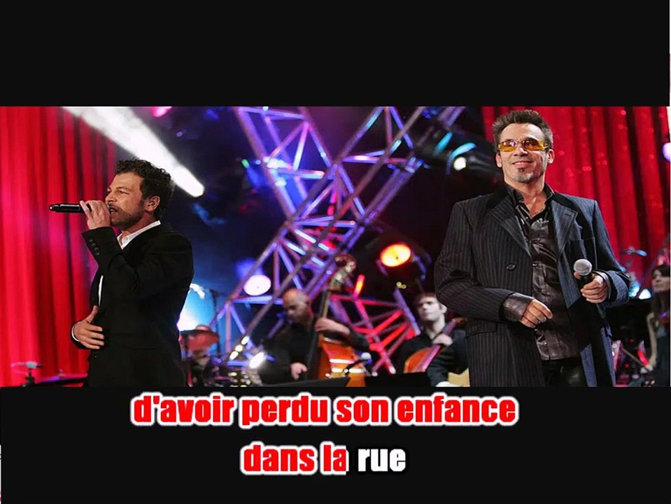 KARAOKE Florent Pagny & Christophe Maé - Et un jour une femme