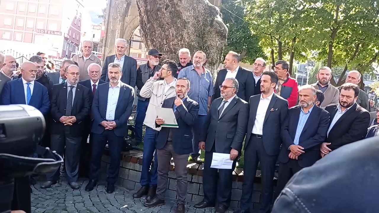 Trabzon'da İsrail'in İnsanlık Suçuna Tepkiler Devam Ediyor!