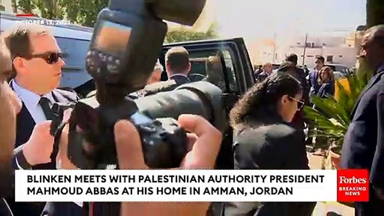 Antony Blinken Meets With Palestinian Authority...