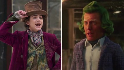 Download Video: Wonka trailer teases first look at chocolate factory as Hugh Grant’s Oompa-Loompa sings iconic song