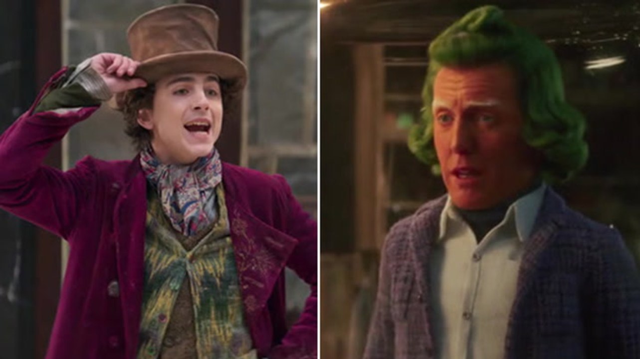 Wonka trailer teases first look at chocolate factory as Hugh Grant’s Oompa-Loompa sings iconic song