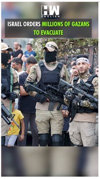 #Shorts | Israel orders millions of Gazans to evacuate | Gaza | Hamas | Palestine Attack | Netanyahu