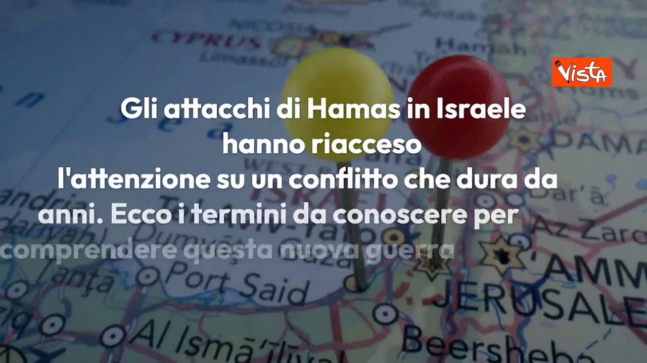 Kibbutz, Gaza, Hamas: ?il vocabolario della guerra tra ?Israele e Hamas - INFOGRAFICA